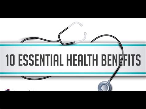 10 Essential Health Benefits Insurance Plans Must Cover Under The 10 Essential Health Benefits Insurance Plans Must Cover Under The