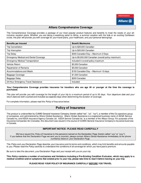 14 Insurance Policy Examples To Download 14 Insurance Policy Examples To Download