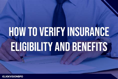7 Steps To Verify Insurance Eligibility And Benefits 7 Steps To Verify Insurance Eligibility And Benefits