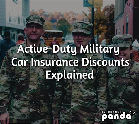 Active Duty Military Auto Insurance Discounts Explained Insurance Panda Active Duty Military Auto Insurance Discounts Explained Insurance Panda