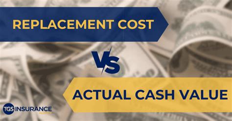 Actual Cash Value Vs Replacement Cost Explained Tgs Insurance Agency Actual Cash Value Vs Replacement Cost Explained Tgs Insurance Agency
