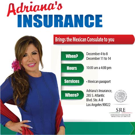 Adriana S Insurance Brings The Mexican Consulate To Its East L A Location Adriana S Insurance Brings The Mexican Consulate To Its East L A Location