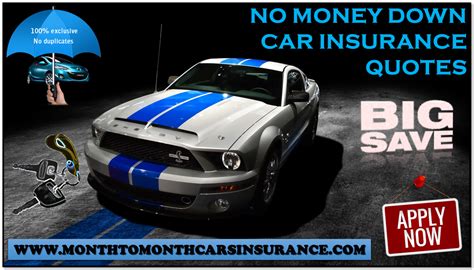 Affordable No Money Down Auto Insurance Policy Low Cost Monthly Options Affordable No Money Down Auto Insurance Policy Low Cost Monthly Options