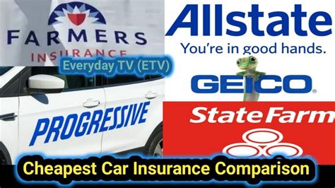 Allstate Geico State Farm Progressive Farmers Car Insurance Allstate Geico State Farm Progressive Farmers Car Insurance