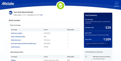 Alstate Insurance Quote