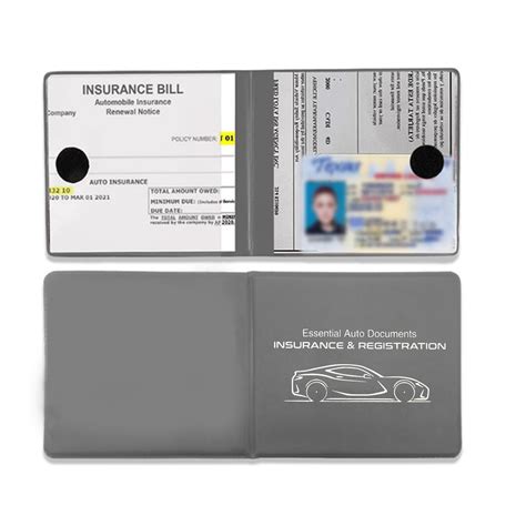 Amazon Com Car Registration And Insurance Card Holder Leather Amazon Com Car Registration And Insurance Card Holder Leather