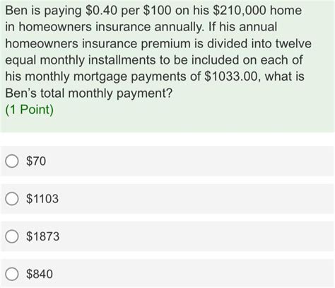 Answered Ben Is Paying 0 40 Per 100 On His 210 000 Home In Answered Ben Is Paying 0 40 Per 100 On His 210 000 Home In