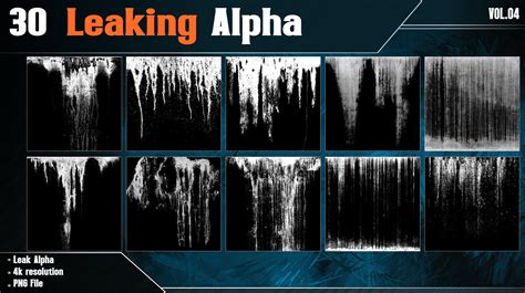 Artstation 30 Leaking Alpha Vol 04 Brushes Artstation 30 Leaking Alpha Vol 04 Brushes