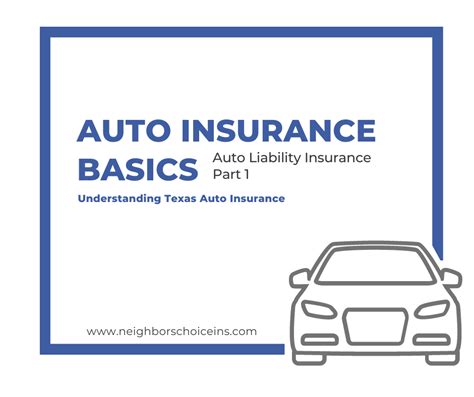 Auto Insurance 101 Understanding Your Texas Auto Liability Insurance Auto Insurance 101 Understanding Your Texas Auto Liability Insurance
