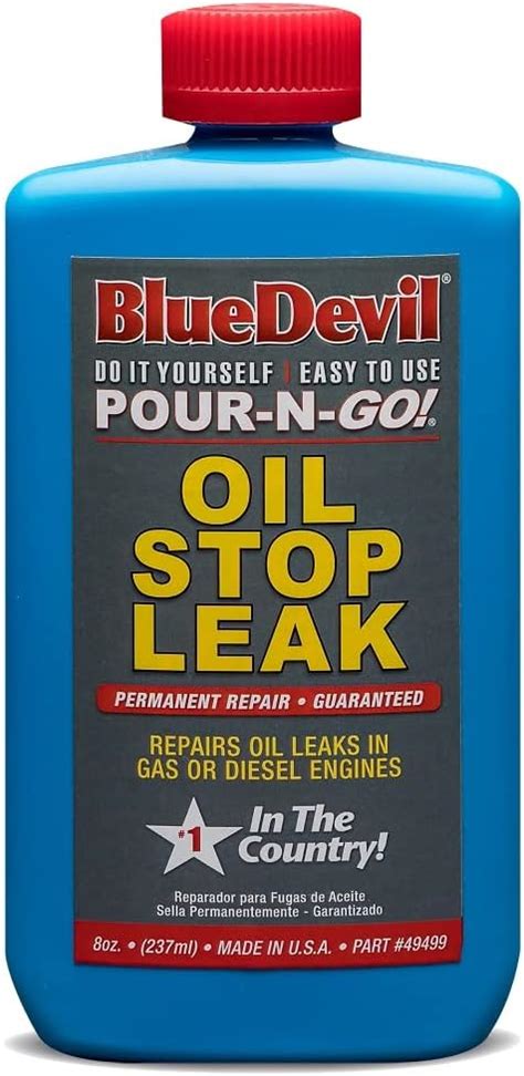 Blue Devil 49499 Engine Oil Stop Leak 8 Ounce Engine Oil Blue Devil 49499 Engine Oil Stop Leak 8 Ounce Engine Oil