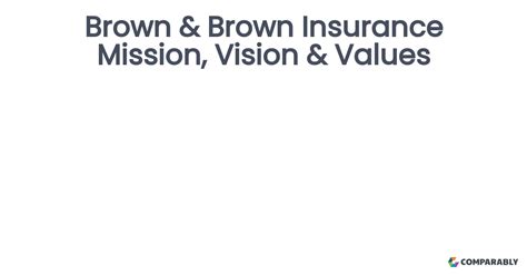 Brown Brown Insurance Mission Vision Values Comparably Brown Brown Insurance Mission Vision Values Comparably