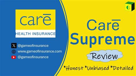 Care Supreme Health Insurance Review Care Supreme Plan Review Youtube Care Supreme Health Insurance Review Care Supreme Plan Review Youtube