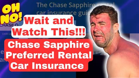 Chase Sapphire Preferred Rental Car Insurance What You Should Know Chase Sapphire Preferred Rental Car Insurance What You Should Know