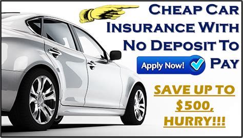 Cheap No Deposit Car Insurance Policy Low Deposit Zero Deposit No Cheap No Deposit Car Insurance Policy Low Deposit Zero Deposit No