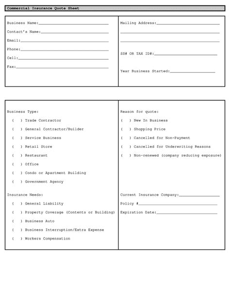 Commercial Property Insurance Online Quote