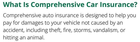 Comprehensive Motor Vehicle Insurance Definition