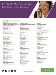 Contact Information For Delta Dental Contact Information For Delta Contact Information For Delta Dental Contact Information For Delta