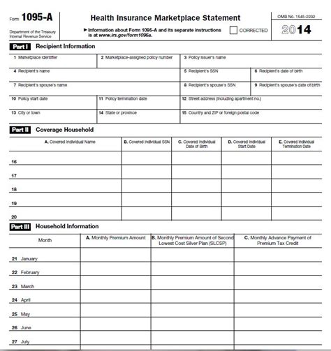 Corrected Tax Form 1095 A Katz Insurance Group Corrected Tax Form 1095 A Katz Insurance Group
