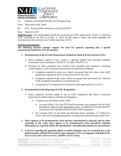 Dec 31 2014 National Association Of Insurance Commissioners Dec 31 2014 National Association Of Insurance Commissioners