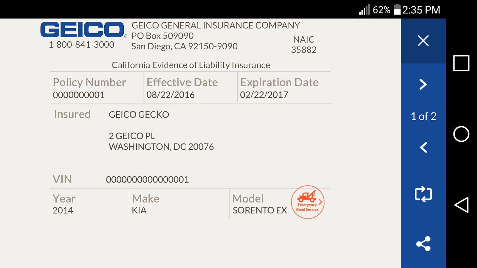 Declaration Page Geico 2020 Fill And Sign Printable Template Online Declaration Page Geico 2020 Fill And Sign Printable Template Online