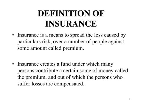 Definition Of Insure