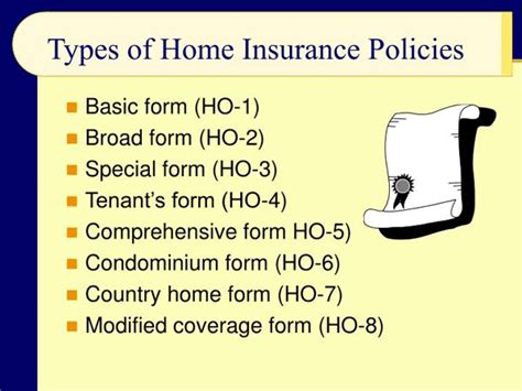 Different Types Of Home Insurance Policies Different Types Of Home Insurance Policies