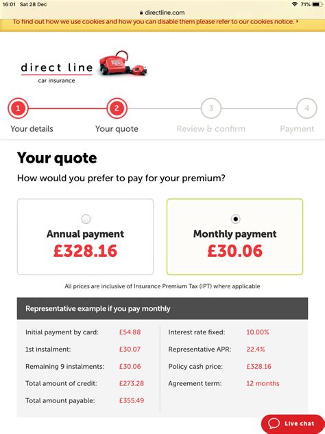 Direct Line Car Insurance Quote