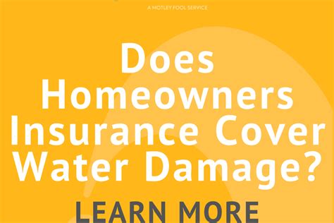Does Homeowners Insurance Cover Water Damage The Motley Fool Does Homeowners Insurance Cover Water Damage The Motley Fool