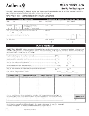 Download Anthem Blue Cross Blue Shield Insurance Claim Form Fill Out Download Anthem Blue Cross Blue Shield Insurance Claim Form Fill Out