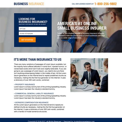 Download Business Insurance Responsive Landing Page Designs Download Business Insurance Responsive Landing Page Designs
