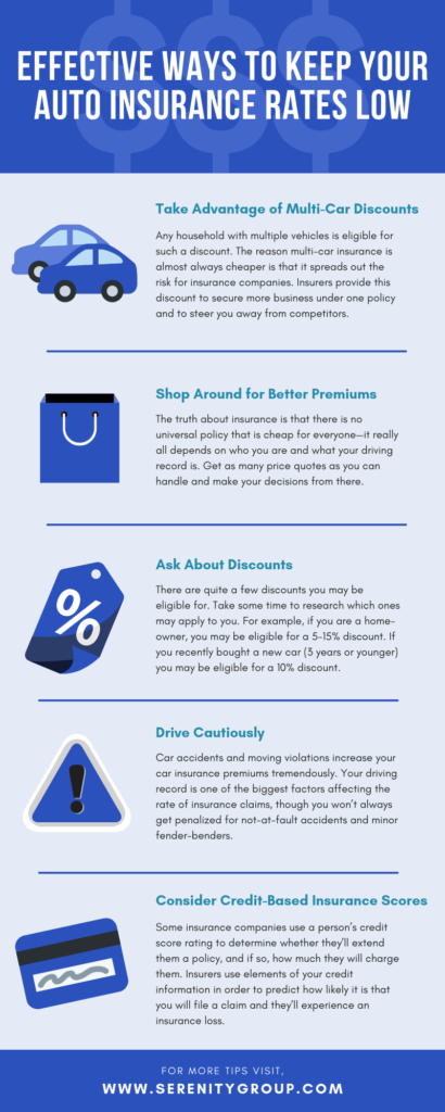 Effective Ways To Keep Your Auto Insurance Rates Low Effective Ways To Keep Your Auto Insurance Rates Low