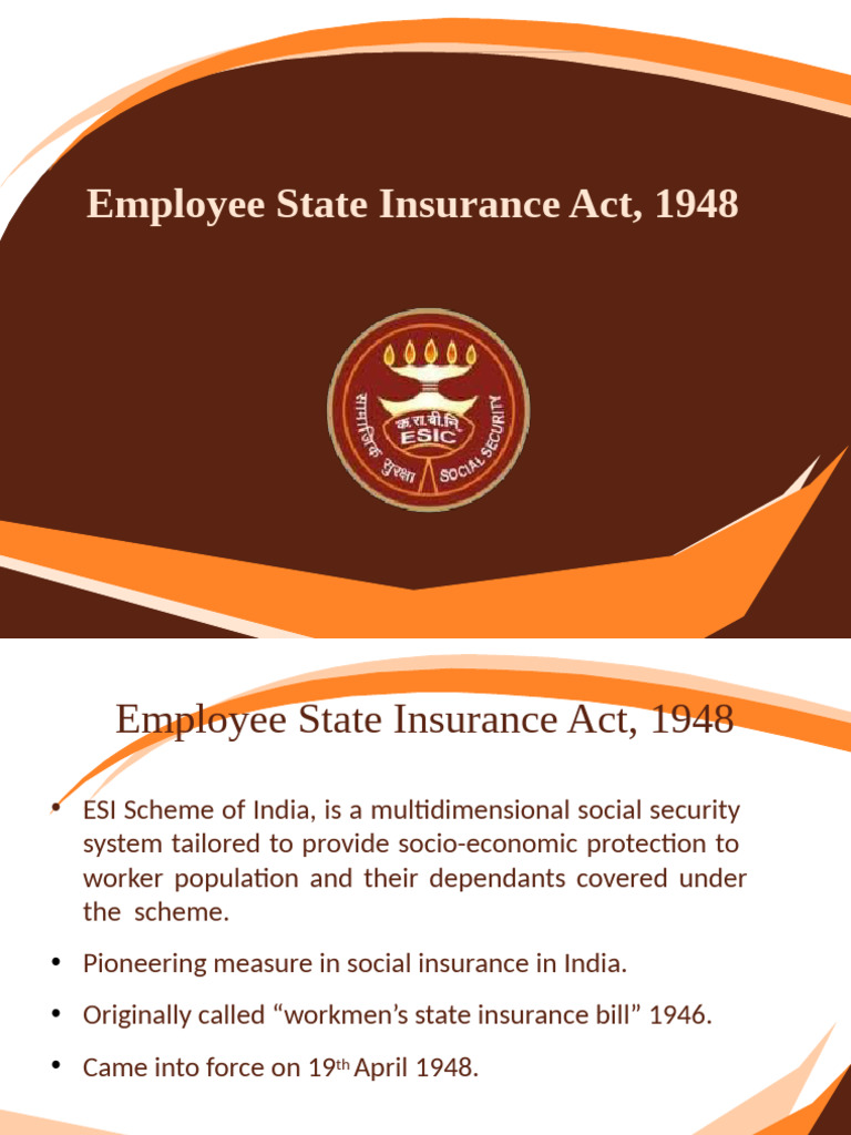 Employee State Insurance Login