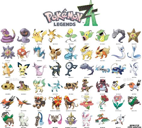 Every Leaked Pok Mon From Legends Z A Every Leaked Pok Mon From Legends Z A