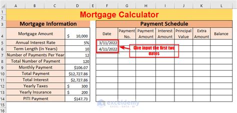 Excel Mortgage Calculator With Taxes And Insurance Excelxo Com Excel Mortgage Calculator With Taxes And Insurance Excelxo Com