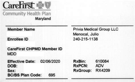 Fhmg Insurance Identification Fhmg Insurance Identification