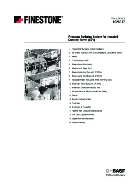 Fillable Online Finestone Surfacing System For Insulated Concrete Forms Fillable Online Finestone Surfacing System For Insulated Concrete Forms