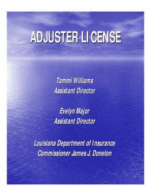 Fillable Online Ldi State La Louisiana Department Of Insurance Print Fillable Online Ldi State La Louisiana Department Of Insurance Print