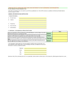 Fillable Online Tchp Provider Medicaid Focused Attestation Form Fillable Online Tchp Provider Medicaid Focused Attestation Form