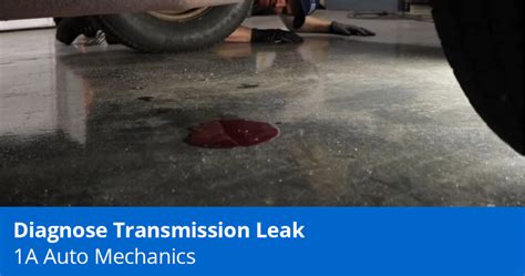 Find A Transmission Fluid Leak Reddish Fluid Leaking From Car 1A Auto Find A Transmission Fluid Leak Reddish Fluid Leaking From Car 1A Auto