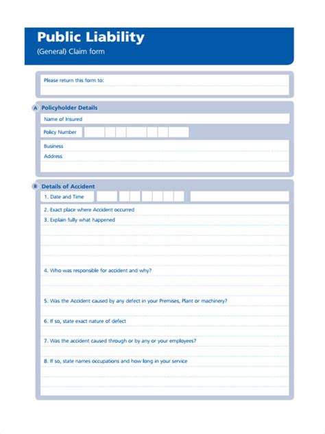 Free 6 Public Liability Forms In Ms Word Pdf Free 6 Public Liability Forms In Ms Word Pdf
