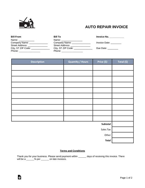 Free Auto Repair Estimate Template Simple Pdf Form Free Auto Repair Estimate Template Simple Pdf Form