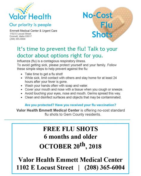 Free Flu Shot Without Insurance