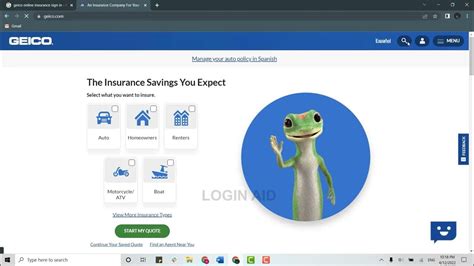 Geico Auto Insurance Log In