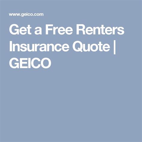 Geico Get A Quote Renters Geico Get A Quote Renters