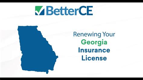 Georgia Insurance License Renewal Requirements Youtube Georgia Insurance License Renewal Requirements Youtube