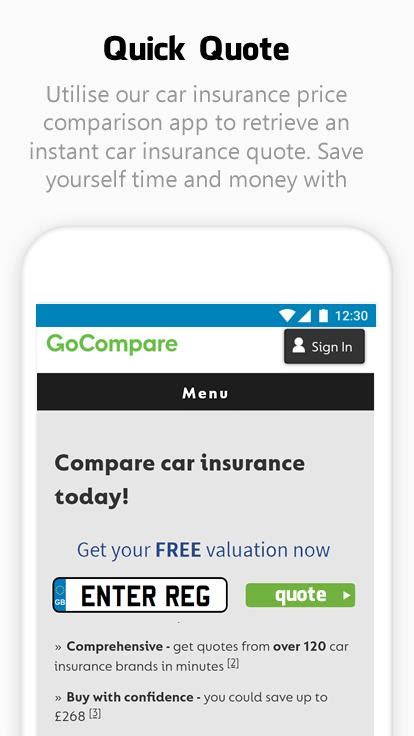 Go Compare Car Insurance Screenshot Go Compare Car Insurance Screenshot