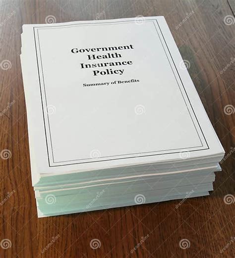 Government Health Insurance Policy On A Desk Stock Image Image 14312371 Government Health Insurance Policy On A Desk Stock Image Image 14312371