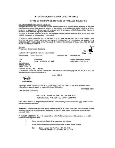 Hartford Automobile Insurance Id Cards Pdf Car Insurance No Fault Hartford Automobile Insurance Id Cards Pdf Car Insurance No Fault