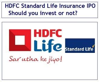 Hdfc Standard Life Insurance Ipo Should You Invest Or Not Hdfc Standard Life Insurance Ipo Should You Invest Or Not