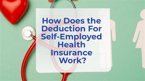 Health Insurance Deduction For Self Employed
